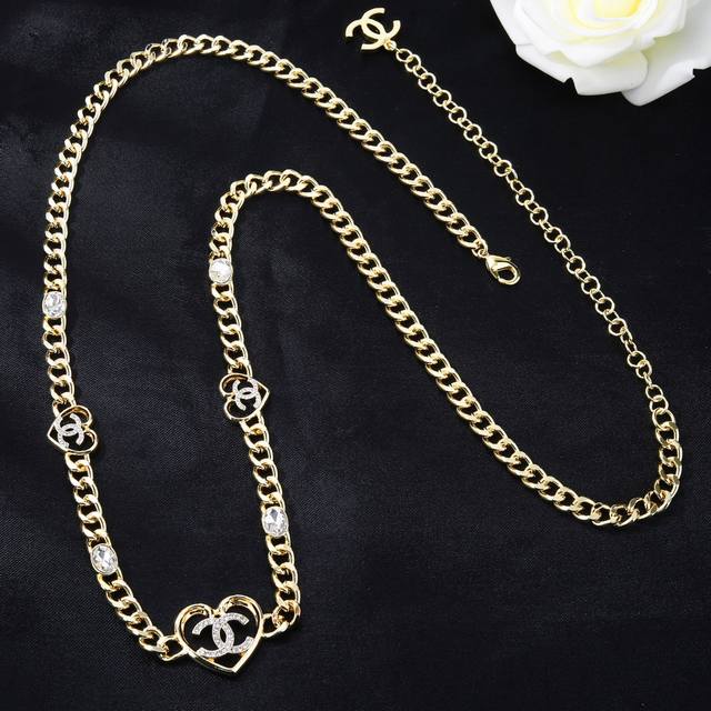 Chanel new heart waist chain purchasing level one to one quality Chanel goose se