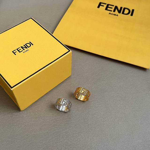 1311820130 New Fendi ring, high-end custom-made popular new simple and generous