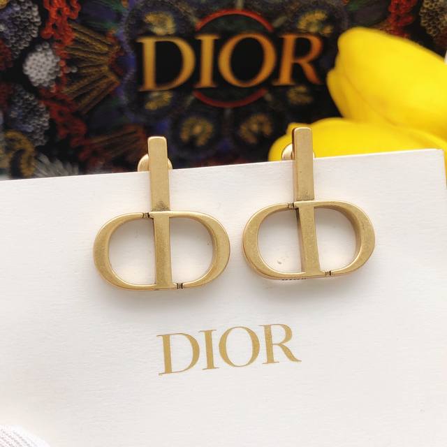 No. Ded0041 Mini CD earrings. The same polished 925 silver needle Di0R style as