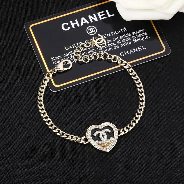 Chanel's new heart bracelet is now available at the counter. The double C brace