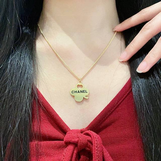 Chanel Camellia Letter Necklace DDD