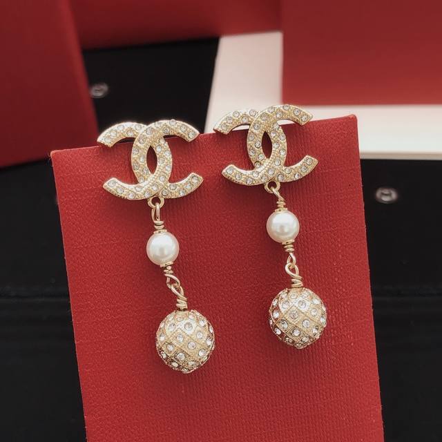 No. Xed0439 New Circle Tennis Round Metallic Letter Tassel Earrings Eye-catchin