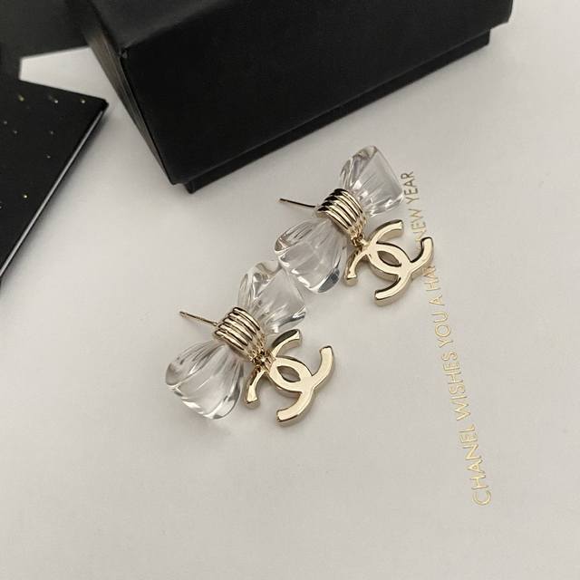 Ch 25P Clear Crystal Bow Letter Earrings Zp10 900. While seemingly simple to pur
