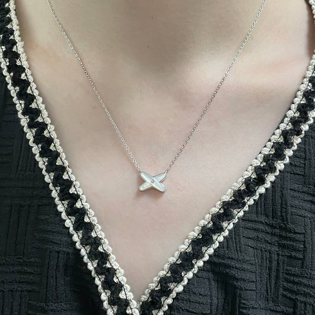 V Gold, exquisitely crafted, white shell cross necklace, a heartwarming gift for