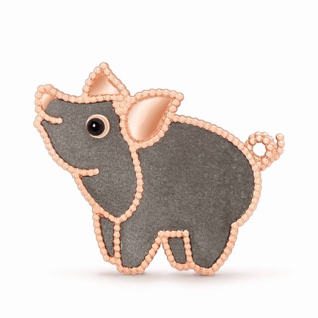 V Gold Piglet 2110340. Van Cleef & Arpels' Vca Animal Collection Brooches. These