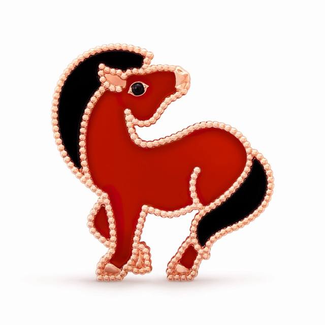 V Gold Pony 2110340. Van Cleef & Arpels' Vca Animal Collection Brooches. These s
