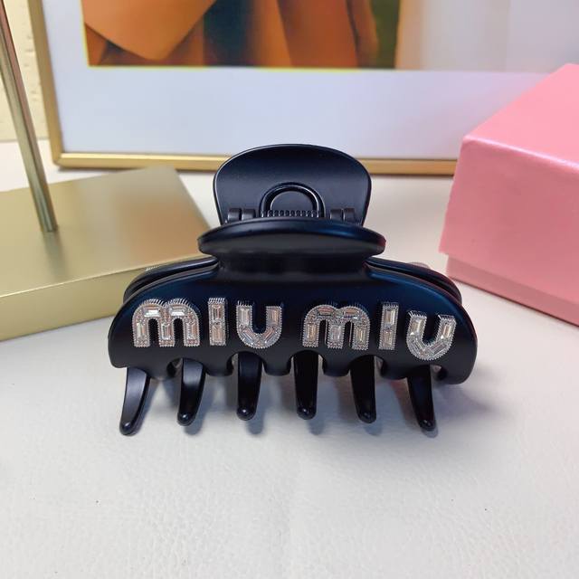Miumiu Miu Miu Miumiu hairpin Czech diamond frosted hairpin temperament versatil