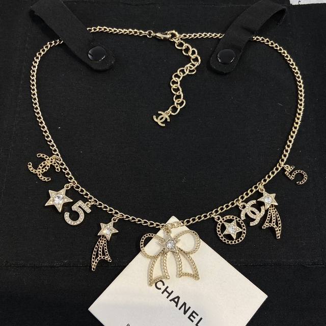 Gxx942 Ch Nel multi-element hollow necklace 25A advanced handmade series very he