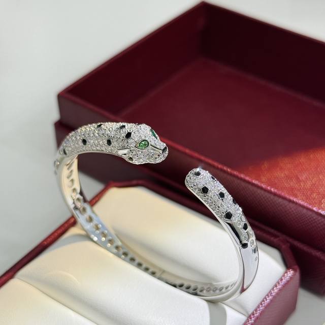 A3648 Kajia's new spotted leopard open bracelet is elegant and noble, classic an