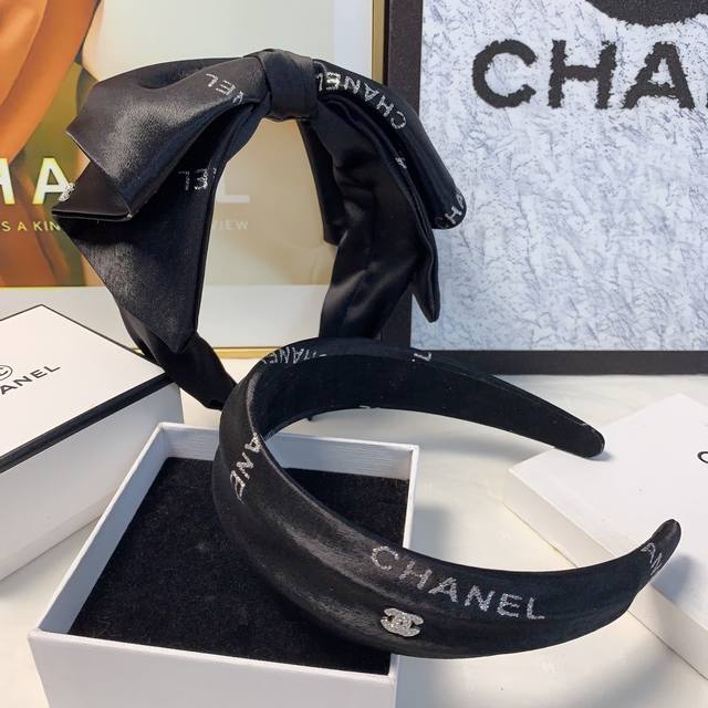 Chanel Xiaoxiang Chanel headband Temperament high-end satin headband European an