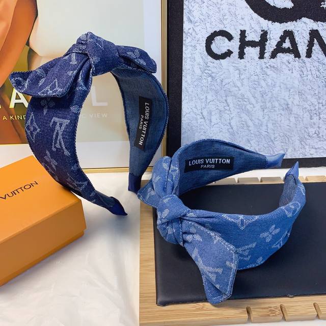 Lv Louis Vuitton Donkey brand headband New classic old flower European and Ameri
