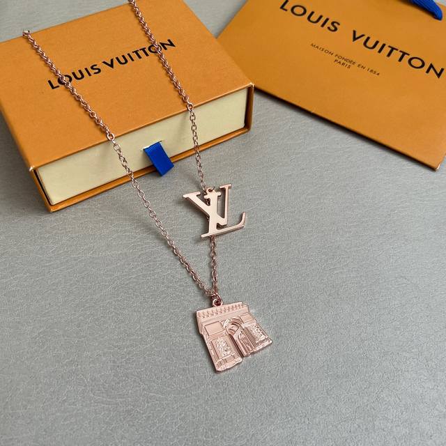 Lv necklace original custom-made, every detail comparable to the counter genuine