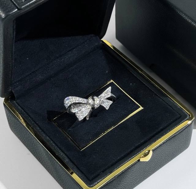 Seiko version, top brand Graf ring, bow ring, high-end jewelry custom simulatio