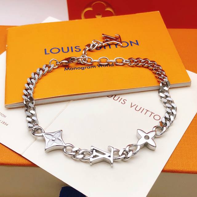 No.Lsl0215 Lv*Latest silver smooth bracelet consistent Zp brass material DDD
