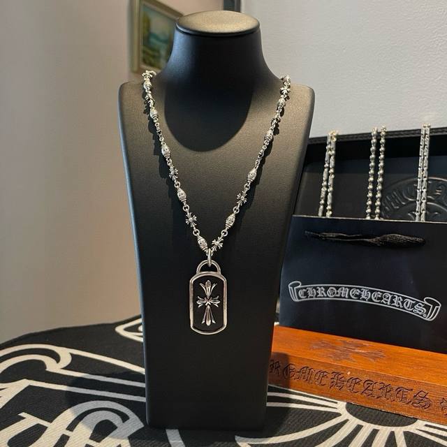 New counter quality Chrome Hearts classic retro multi-element necklace with per