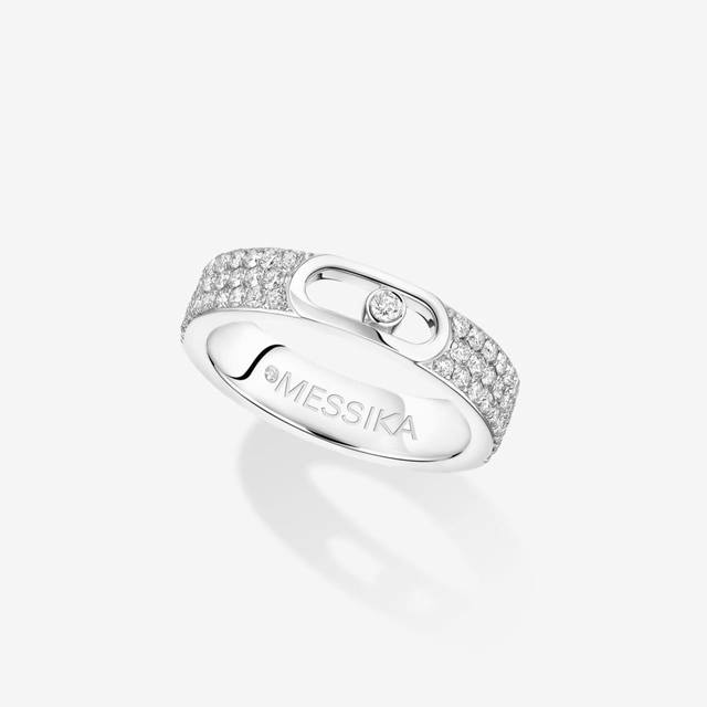 Messika's new My Move ring collection breaks the mold with its sliding diamond r