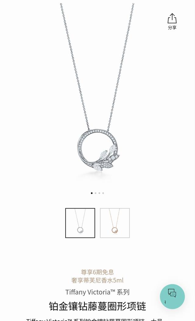 Tiff classic Tiffany necklace with diamond vine hoop necklace is here~ Sexy and