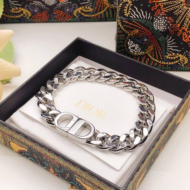 No.Dsl0079 Dio*Latest silver smooth bracelet consistent Zp brass material DDD