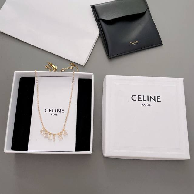 We offer a C full diamond letter necklace Z 4950, creating a classic logo that