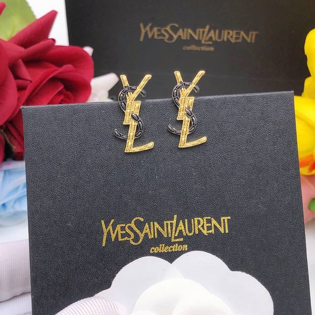 No. Yed0043 Yves Saint Laurent's latest model Ysl letter gold and black consist