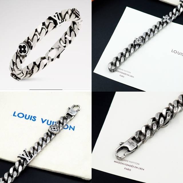 The Lvcity Links Thin bracelet embodies a blend of opulence and modern creativit
