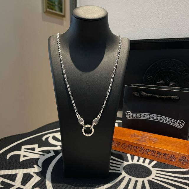 New counter quality Chrome Hearts classic retro necklace, personalized Pisces r