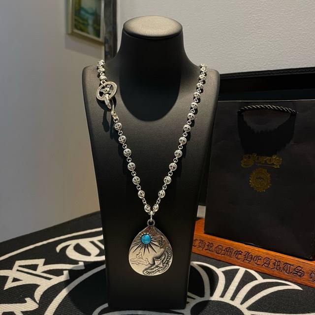 New arrival: Goro's Takahashi Goro Turquoise Eagle Necklace, a top-tier version