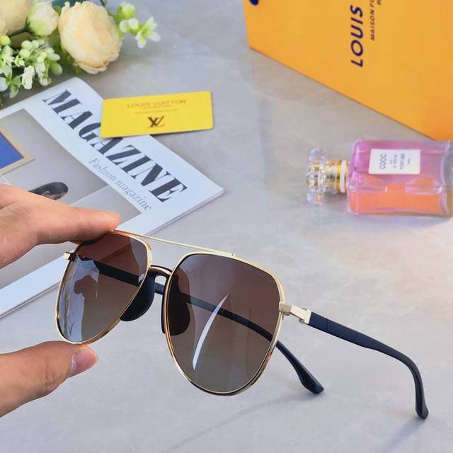 Louis Vuitto*Summer versatile glasses fashionable personality stylish sun visor