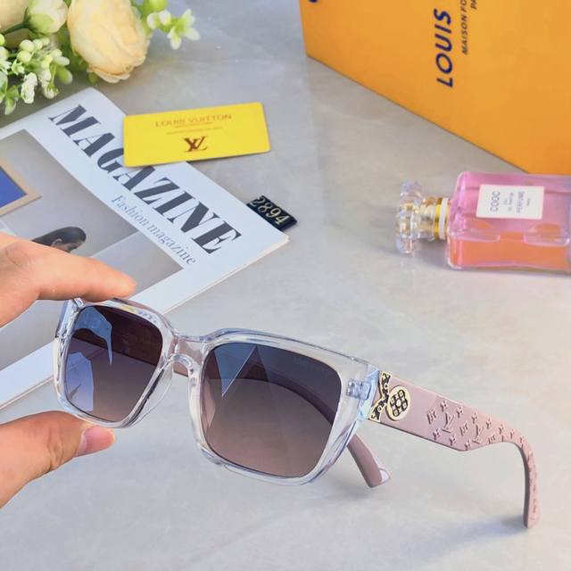 Louis Vuitto* new sunglasses HD fashion light luxury sunglasses high-end sense o