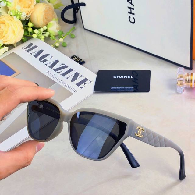 Chane*Ins style new cat-eye sunglasses all-match street shooting sunglasses vaca