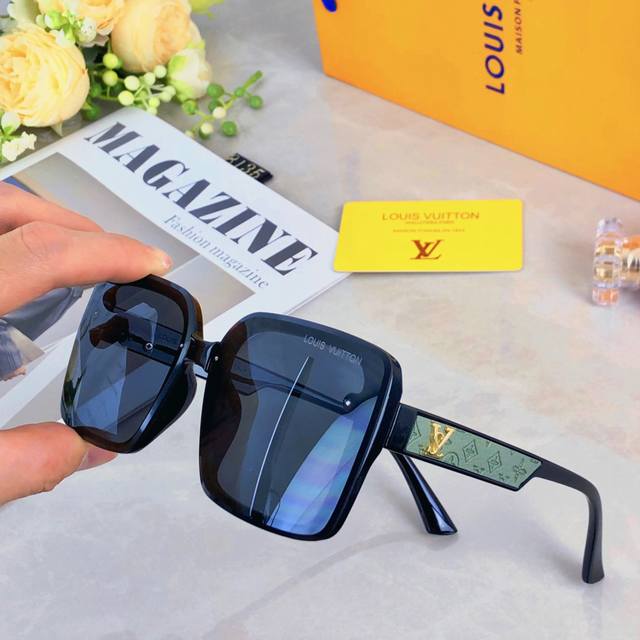 Louis Vuitto* women's sunglasses high-end 2025 new elegant European and American