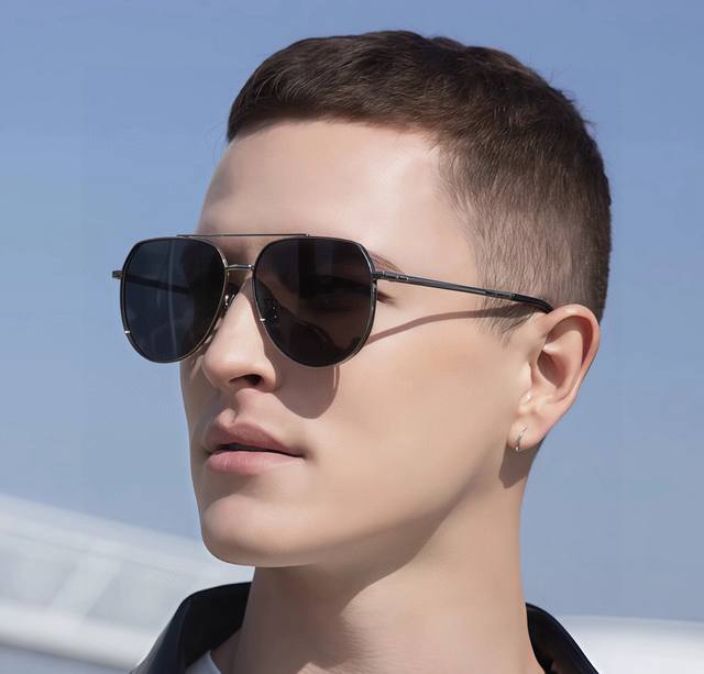 Gucci high-quality sunglasses for men and women, imported Polaroid polarized len