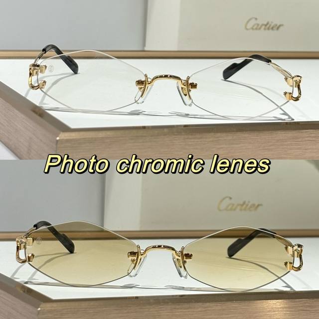 Color Changing Cartie* photo Chromic Lens Mod:Ct8100359 Size