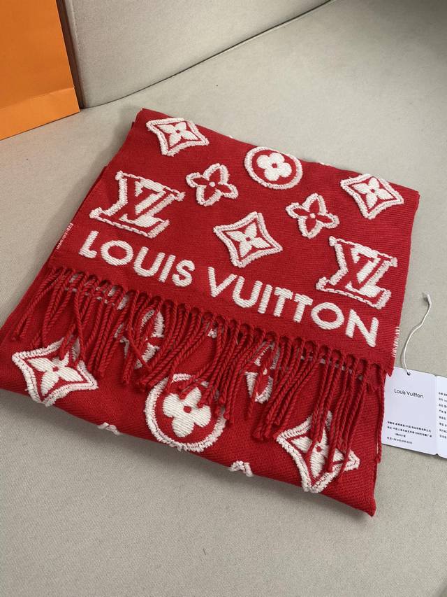 Donkey Brand. Latest 3D Embossed Scarf Series# Size 32x180cm. Made from 100% wo