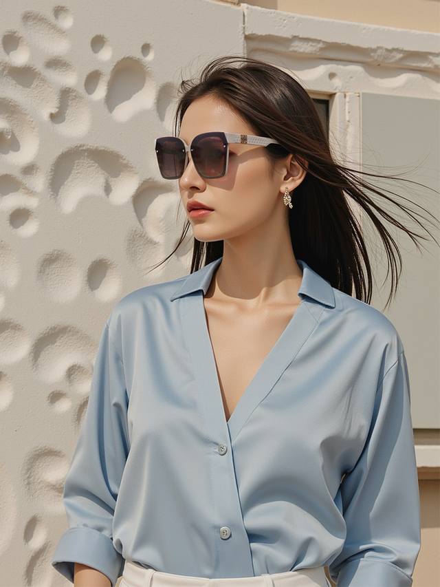 Special price L home women's polarized sunglasses classic four-leaf clover eleme