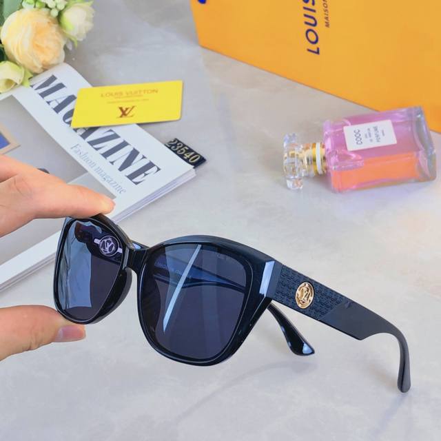 Louis Vuitto*Korean retro high-end Internet celebrity fashion sunglasses summer