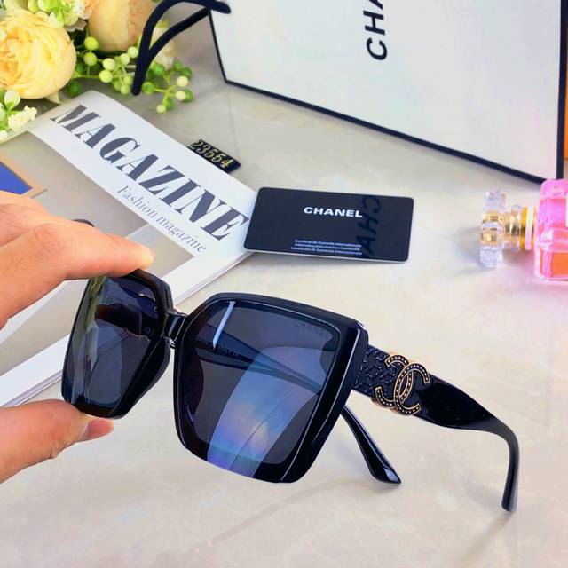 Chane* Sunglasses for Women Internet Celebrity Style Trendy Street Style Square