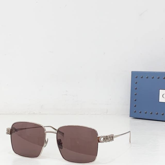 Gucc* Gucci new sunglasses, high quality Model: Gg1937S, Size: 54 16-125