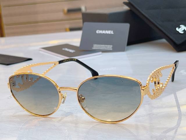 Chan* Chanel* new sunglasses, Model: A95107, Size: 60cm 19-150cm