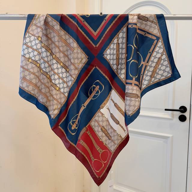 Sfg240390cm Square scarf counter for sale. The Anemone print, inspired by a clas