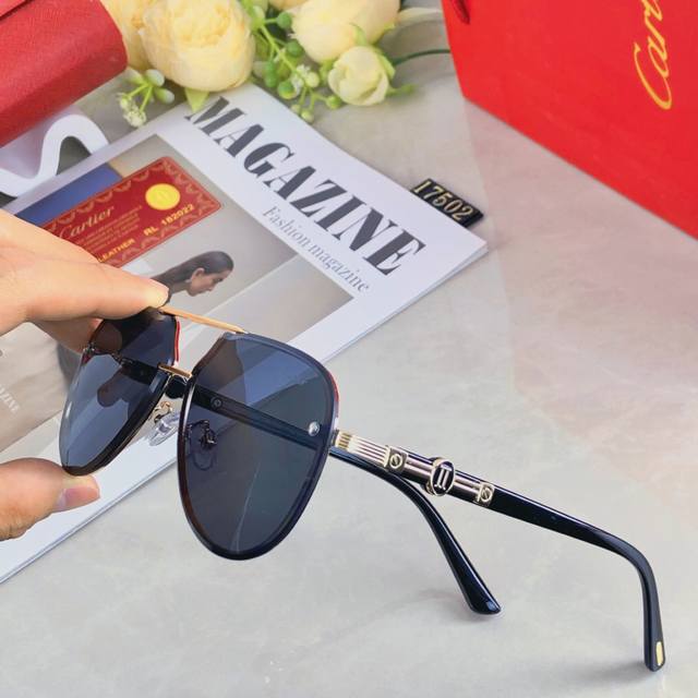 Cartie* Korean style simple round sunglasses fashion Internet celebrity Xiaohong