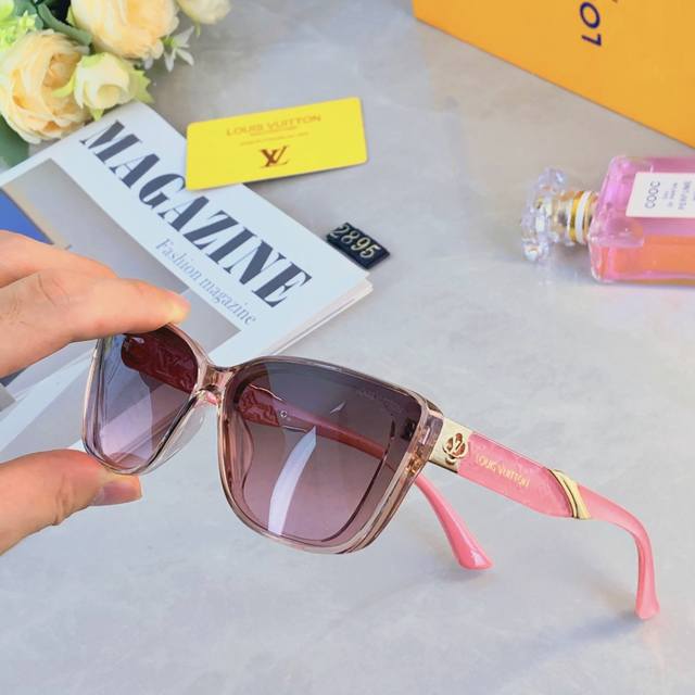 Louis Vuitto*sunglasses simple and fashionable temperament light luxury style ne