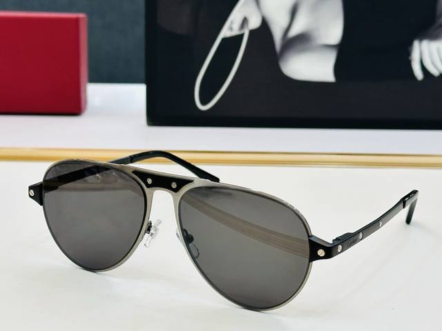 cartie* Cartie sunglasses Ct0533S Size: 58 mouth 16-145 Electroplating craftsman
