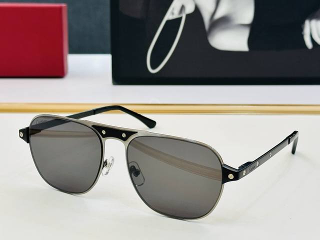 cartie* Cartie sunglasses Ct0532S Size: 58 mouth 17-145 Electroplating craftsman