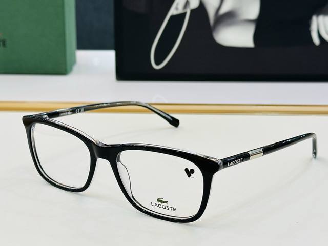 Crocodile Lacoste latest model L2885 Size: 57 mouth 18-145 stylish and comforta