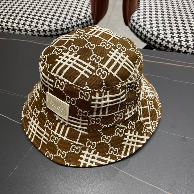 Gucci bucket hat Gucci original quality hot hit high-end atmosphere and classy!