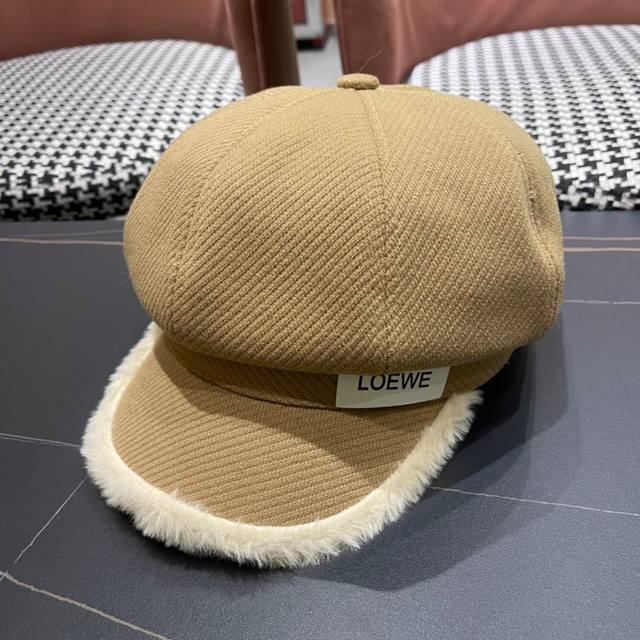 Loewe Loewe beret women's new autumn and winter Korean newsboy cap shows face sm