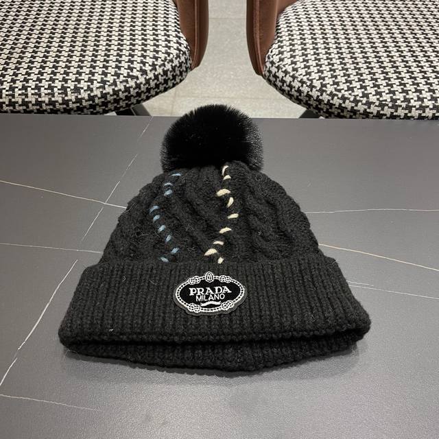 Prada new Korean style fashion all-match trendy women's autumn and winter face-