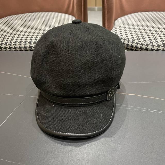 Dior Dior beret autumn and winter 2025 new Japanese octagonal hat shows the face