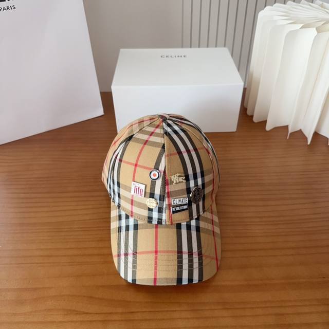 Burberry classic popular single product classic baseball cap super quality